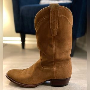 Tecovas “The Johnny” Water-Resistant Suede Boots